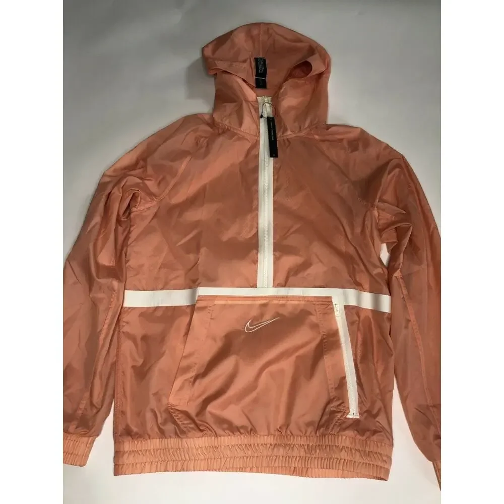 Nike DNA Jacket Mens Pink Half Zip Color Block Outdoor Active Wear BV9358 606 S